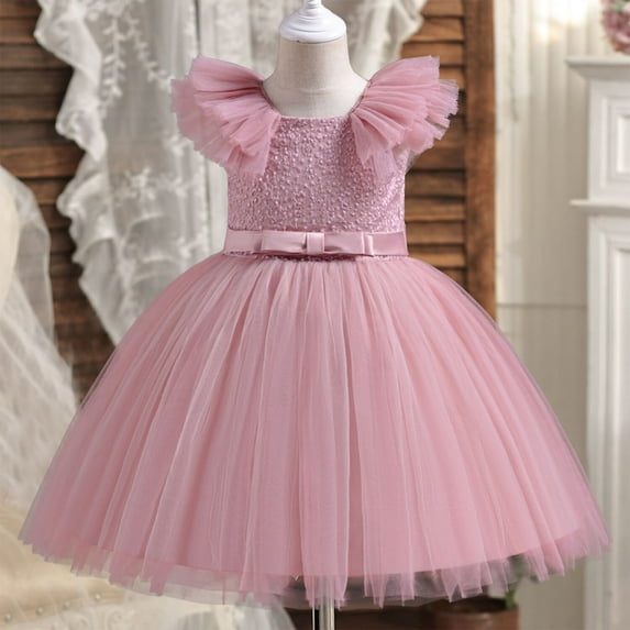 Girls Dresses Size 8-10 Summer Short Sleeve Dress A Line Crew Neck Dresses Baby Girl Dresses 3T Spring Summer Midi Holiday Boho Dresses Vestido De NiñA Para CumpleañOs Clearance 7 Years