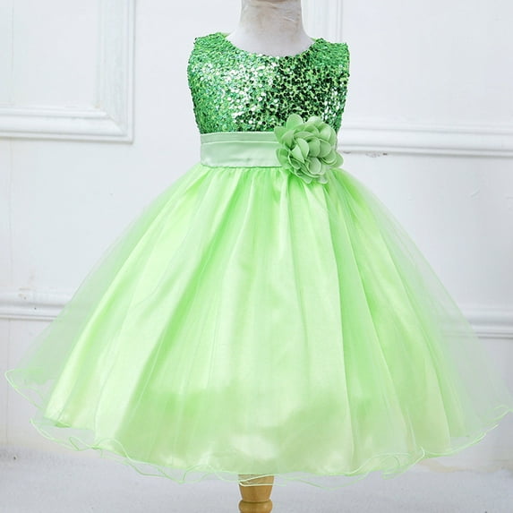 Girls Dresses Spring Summer Print Sleeveless Princess Party Clothing Toddler Girl Clothes