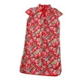 thumbnail image 1 of Girls' Dresses Summer Cheongsam Kids Children Sleeveless Floral Printed Dress Skirt Tang Suit Princess Dress Size 6 Y-7 Y, 1 of 2