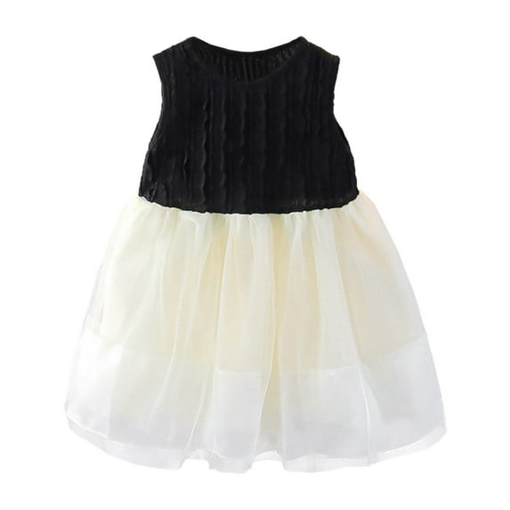 Girls Dresses Summer Dress New Children Dress Summer Dress Little Girl Skirt Short Sleeves Princess Dress Size 5 Y-6 Y