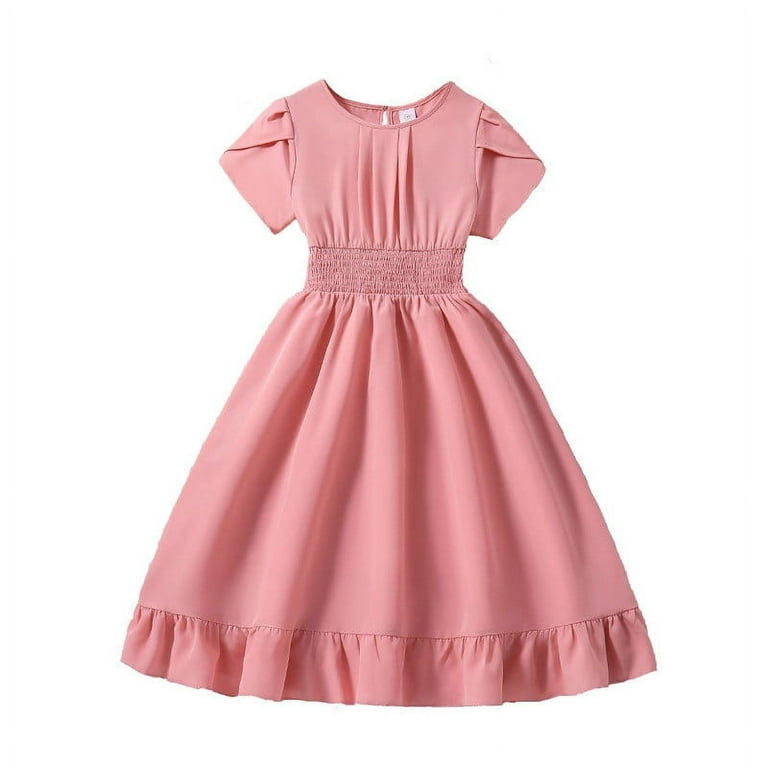 Black fit and flare short sleeves summer dress 4848 Black fit and flare short sleeves summer dress 4848