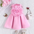 thumbnail image 1 of Girls Easter Dress Flower Prints Princess Dress Dance Dresses for Teens Fashion Design Summer Dress (Pink,2-3 Years), 1 of 7