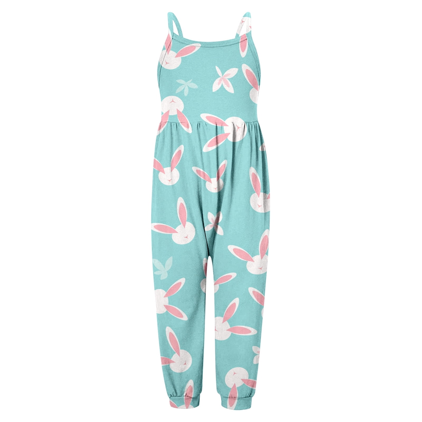 Girls Easter Romper Toddler Girl Rompers for Girls Casual V Neck ...