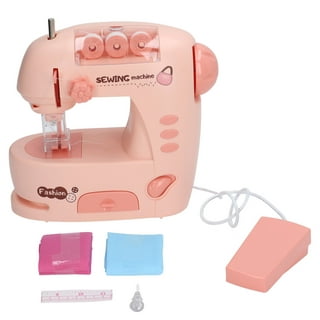  Flying Banana Mini Sewing Machine for Beginners, Girls Sewing  Machine Ages 8-12 Kids, Pink Sewing Machine Lightweight Small Electric  Maquina De Coser with Extension Table, LED Light