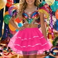 thumbnail image 1 of Girls' Elegant Solid Layer Mesh Puffy Skirt Performance Dress for Stage Shows and Special Events Girls Summer Dress Cassual Formal Dresses Cute Sun Dresses, 1 of 4