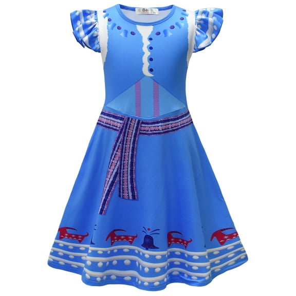 Girls Elsa Princess Costume Birthday Party Dress Cosplay Nightdress Outfits