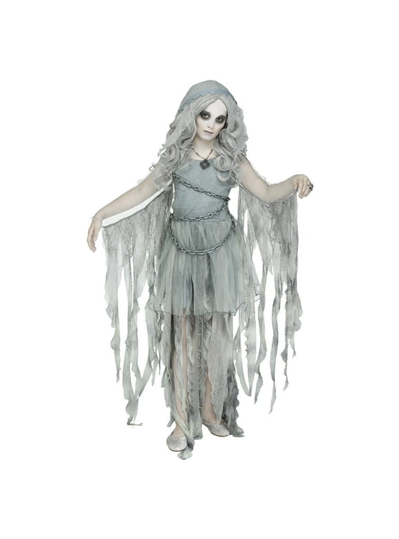 Girls Enchanted Ghost Gothic Costume size XL 14-16
