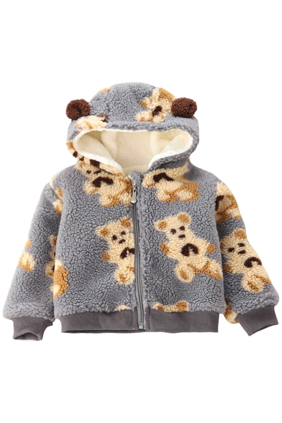 Girls Fall Jacket Toddler Jackets Boy Fleece Jacket Girl Winer Clothes Coat Toddler Boy'S Clothing Sweater