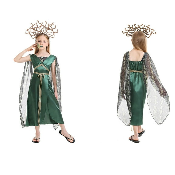 Girls Fancy Dress Greek Goddess Costume Girls Simple Wedding Dress Children Halloween Costumes Dress For L Old Girl