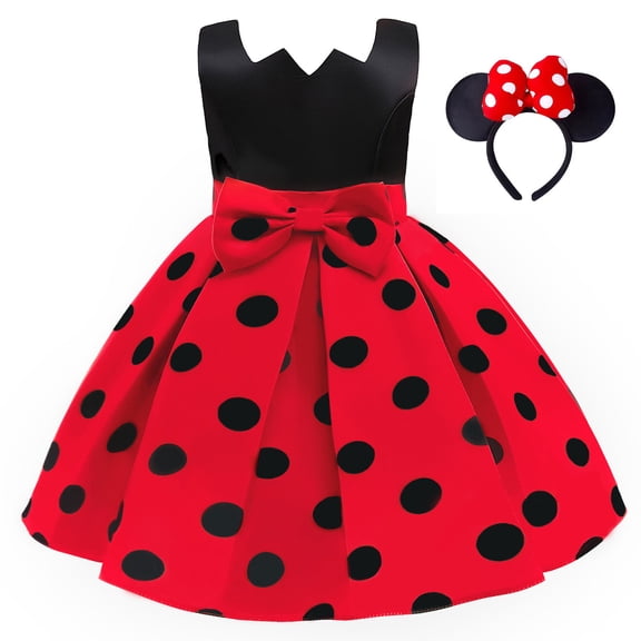 Girls Fancy Dress Minnie Party Birthday Wedding Princess Costume Dress
