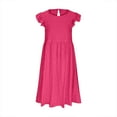 thumbnail image 1 of Girls Fashion Dresses Girl Dresses Size 10-12 Summer Girls Summer Dresses for Everyday and Outdoor Casual Wear Elastic Waist Dress for Ages 6 15 Lightweight and Breezy for Comfort and Style, 1 of 5