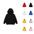 thumbnail image 1 of Girls' Fashion Girl Jacket Girls Hooded Jacket Casual Pullover Sweatshirt Outerwear Cozy Winter Kids Coat Soft Warm Hoodie For Toddler, 1 of 9