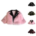 thumbnail image 1 of Girls' Fashion Girl Jacket Kids Girls Coat Winter Windproof Thicken Coat Jacket Child Warm Button Outerwear, 1 of 6