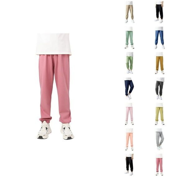 Girls' Fashion Girl Pants Girls' Autumn Style Leggings Pants Sports Elastic Children's Pants Baby's Boys Pants