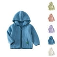 thumbnail image 1 of Girls Fashion Girls Jacket Boys And Toddlers' Polar Full Zip Hooded Jacket, 1 of 4