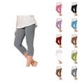thumbnail image 1 of Girls Fashion Girls Pants Girls Yoga Pants With Rhinestone Comfortable Stretchy Capris For Everyday Wear Casual School Outdoor Activities Spring Summer Fall, 1 of 7
