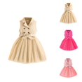 thumbnail image 1 of Girls' Fashion Girls Set Toddler Girls Princess Dresses Sleeveless Button Tops Sundress Tutu Skirts Outfit, 1 of 6