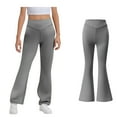 thumbnail image 1 of Girls Fashion Grey Girls Dress Pants Stretch Pants Comfortable School Uniform Trousers Size 7-8 Years Girls Clothes, 1 of 5