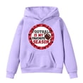 thumbnail image 1 of Girls Fashion Hoodies & Sweatshirts Patchwork Sweatshirts for Teen Girls Y2k Girls Pullover Sweaters Size 6 Lounge Tops for Girls 7-8 Purple, 100, 1 of 6