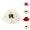 thumbnail image 1 of Girls Fashion Jacket for Girls Baby Coat Autumn And Winter Shawls Girl's Cloak Baby Girl's Top Warm Fuzzy Outerwear Coat, 1 of 3