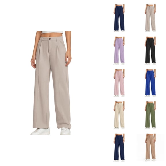Girls' Fashion Pants Girls Girls Dress Pants Wide Leg Pants For Girls Preppy Clothes Size 5 14 Years