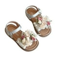 thumbnail image 1 of Girls Fashion Sandals With Decorative Bow and Adjustable Straps for Toddler Kids Casual Outdoor Wear in Spring Summer Fall Seasons, 1 of 6