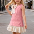 thumbnail image 1 of Girl Dress Cute Birthday Girl Dress Kids Sun Dresses 6-7 Years, 1 of 8