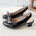thumbnail image 1 of Girls' Fashionable Rhinestone Bow With Back Pull Shoes, Little Girls' Leather Shoes, Summer Princess Sandals, 1 of 6