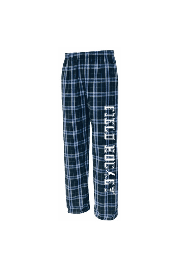 Girls Field Hockey Columbia Blue Flannel Pants (Youth Large 14/16)