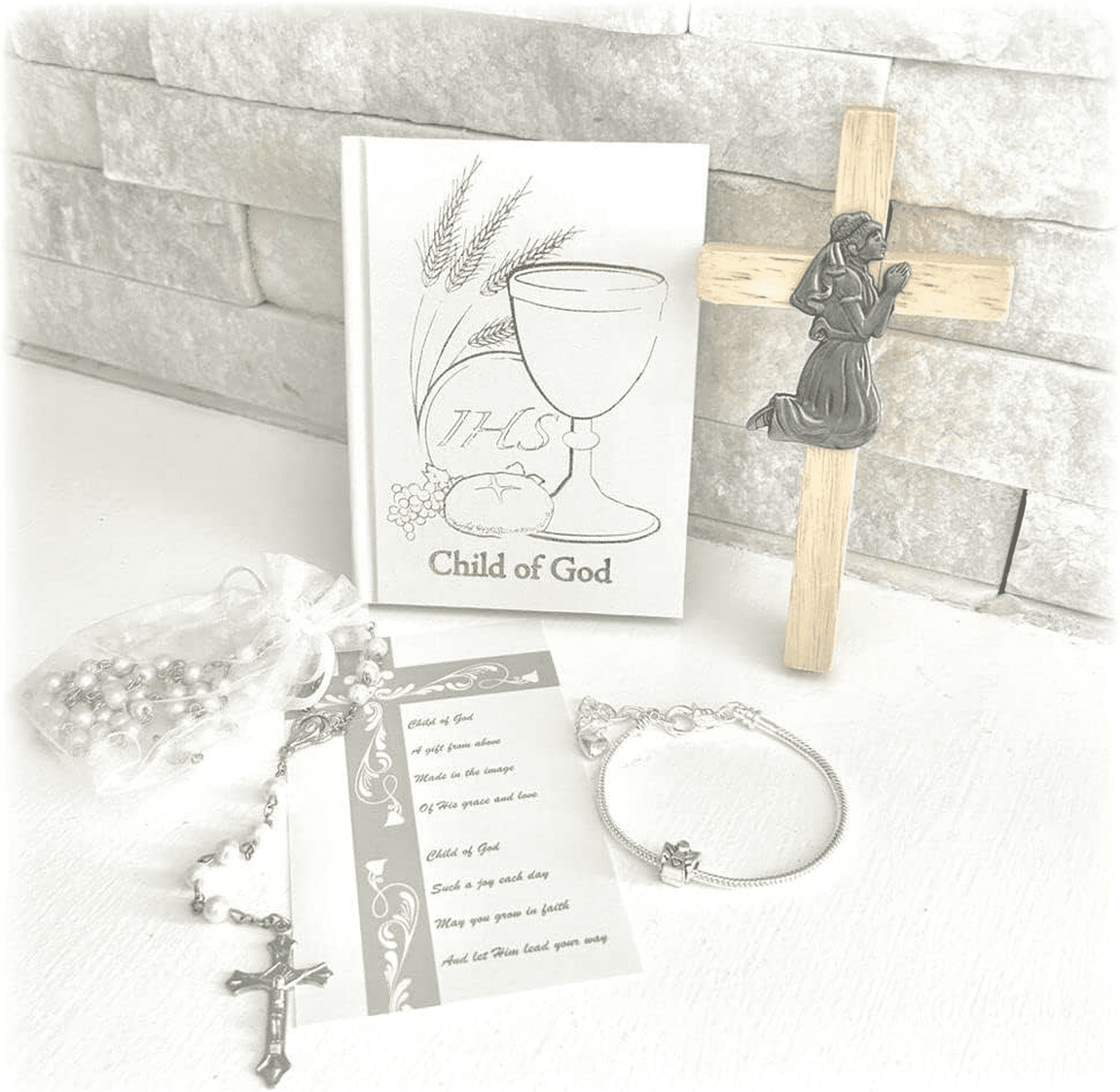 Girls First Communion Gift Set with Prayer Book, Martinique Ubuy
