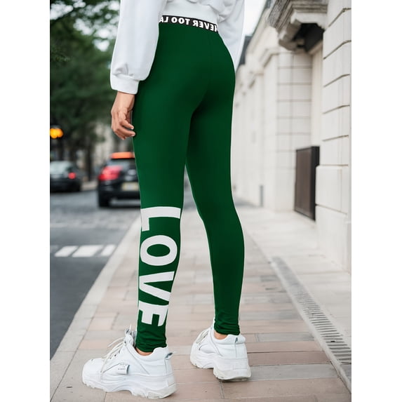 Girls Fitness Stretch Yoga Leggings 6-14Y Kids' Tight Athletic Pants