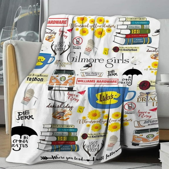 Girls Flannel Throw Blanket Gift for Woman Teen Girl Cozy for All Seasons Travel Snap Office Home Sofa Decor Flannel 40"x50"