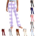 thumbnail image 1 of Girls Flare Leg Pants for Everyday Wear Fashion - Comfortable Soft Stretch Trousers with Elastic Waistband for School Playground and Casual Outings, 1 of 4