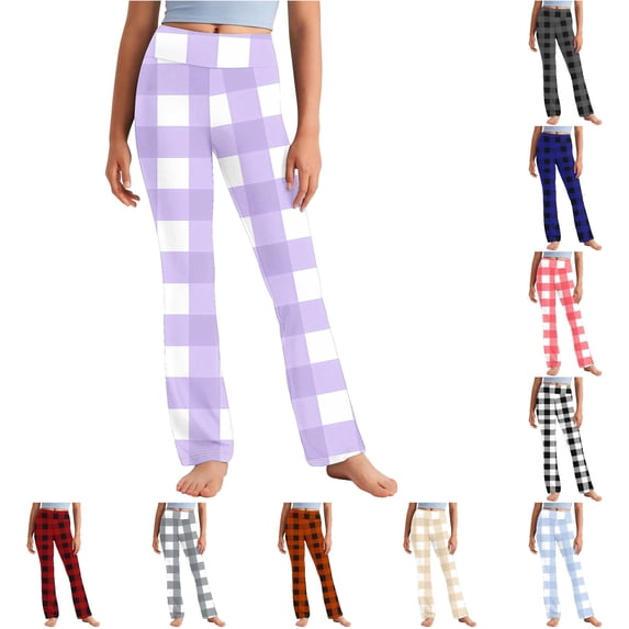 Girls Flare Leg Pants for Everyday Wear Fashion - Comfortable Soft Stretch Trousers with Elastic Waistband for School Playground and Casual Outings