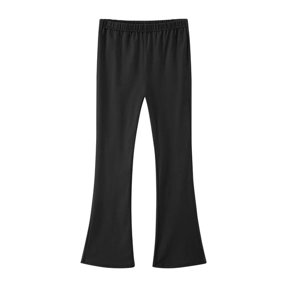Girls Flare Leggings Bell Bottoms Casual Cotton Long Pant High Waist Tights Yoga Clothes