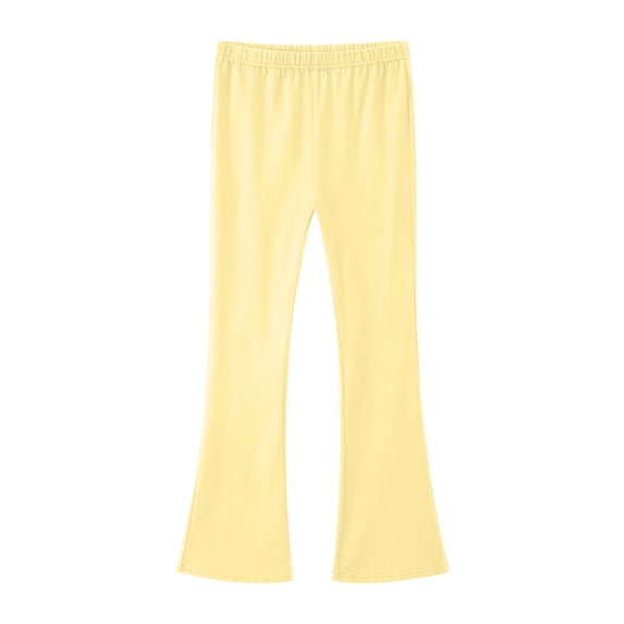 Girls Flare Leggings Bell Bottoms Casual Cotton Long Pant High Waist Tights Yoga Clothes