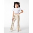 thumbnail image 1 of Girls Flare Pants, AI Digital Print Bell Bottoms,All-Season Sizes 3-13Y, 1 of 6