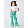 thumbnail image 1 of Girls Flare Pants, Girls Flared Bell Bottom Pants, Wide Leg Casual Trousers for Girls Ages 3-13Y, Comfortable All Season Girls Pants, 1 of 6