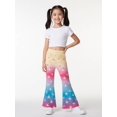 thumbnail image 1 of Girls Flare Pants, Girls Flared Bell Bottom Pants, Wide Leg Casual Trousers for Girls Ages 3-13Y, Comfortable All Season Girls Pants, 1 of 6