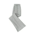 thumbnail image 1 of Girls' Flare Wide Leg Sweatpants Elastic Waist Athletic Pants Casual Loose Joggers with Pockets Gray 13-14 Years, 1 of 5