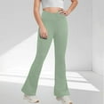 thumbnail image 1 of Girls Flare Yoga Leggings Cross High Waisted Dance Cute Activewear Kids Bell Bottoms Pants with Pockets 5-15 Years Deals On Prime Today, 1 of 7