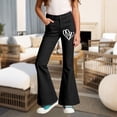 thumbnail image 1 of Girls Flared Bottom Pants for Daily Wear from Girls Pants 1 Comfortable Casual Trousers for Kids and Campaign, 1 of 3