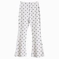 thumbnail image 1 of Girls' Flared Trousers Elastic Sports Jogging Children Wide Leg Trousers 9-10 Years,White XZNPDUCQ, 1 of 5