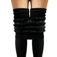 thumbnail image 1 of Girls Fleece Lined Leggings 2-14 Years Thermal Leggings Kids Thermal Trousers Cotton Winter Black 3-6 Years, 1 of 4