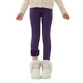 thumbnail image 1 of Girls Fleece Lined Leggings Warm Winter Leggings for Girl Fleece Pants in 2-13 Years Winter Leggings, 1 of 8