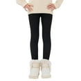thumbnail image 1 of Girls' Fleece Lined Leggings Winter Velvet Pants Thick and Warm, 1 of 8