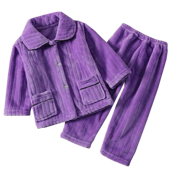 Boys Pajamas Set Kids Winter Pajamas Kids Sleepwears for Child Girls 3-4 Years