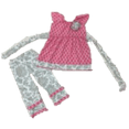 thumbnail image 1 of Girls' Floral Short Sleeve Top and Pants, 2pc Outfit Set (Toddler Girls), 1 of 5