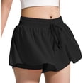 thumbnail image 1 of Girls Flowy Shorts 2-in-1 Athletic Butterfly Shorts with Inner Pockets, Elastic Waist Running Tennis Sports Shorts for Girls Summer Activewear, 1 of 6