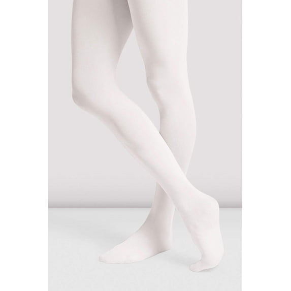 Bloch Girls Footed Tights, White